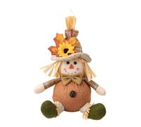 Season Scarecrows Sphere Ornament Sturdy Straw Scarecrows Sphere Ornament For A Thanksgiving Environment Artistic Charm