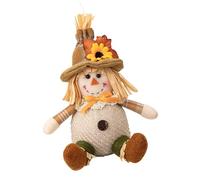 Season Scarecrows Sphere Ornament Sturdy Straw Scarecrows Sphere Ornament For A Thanksgiving Environment Artistic Charm