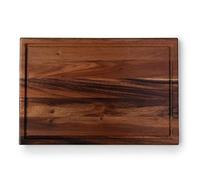 Season South American Walnut Double-Sided Chopping Board - Medium - Wooden Chopping Board for Everyday Prep, Carving and Serving - Durable Walnut with Two Cutting Surfaces for Confident Home Cooking