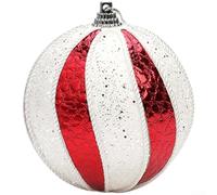 Seasonal Bubble Hanging Ornament for Holiday Decorating with Red and Alternative White Themes, Suitable for Christmas Trees, Window Displays, and Various Festive Settings (I)