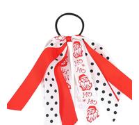 Seasonal Charm Silk Hair Scrunchies With Christmas Themes Excellent Hair Accessory Comfortable Wearing For Little Girls