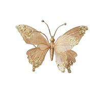 Seasonal Christmas ornament designed for decorating trees and tables, crafted to provide a festive atmosphere with an elegant design approach (Gold)
