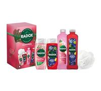 Seasonal Collection Gift Set Luxury Bath & Shower Set with 2 Full-Size Shower Gels, 2 Relaxing Bath Soaks & Shower Puff Pamper Gift for Women & Men