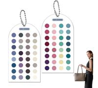 Seasonal Color Palette Cards 2 Pieces Double Sided Template