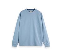 Seasonal Core - 3 Crosses Garment-Dyed Sweatshirt Faded Denim