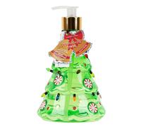 Seasonal Decor Hand Soap Dispenser: Simple Pleasures Christmas Tree Shaped Bottle with Scented Liquid Soap - Decorative Hand Pump Refillable Soap Dispensers for Kitchen and Bathroom - 500ML (Green)