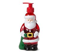 Seasonal Decor Hand Soap Dispenser: Simple Pleasures Santa Shaped Bottle with Scented Liquid Soap - Decorative Hand Pump Refillable Soap Dispensers for Kitchen and Bathroom - 11.8 Ounces