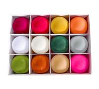 Seasonal Decorative Flocking Christmas Sphere Soft Flocking Finish Ornament in Bright Color for Holiday Tree Baubles