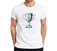 Seasonal Depression Champion Winter Trophy Snowflake Gift Men's T-Shirt, White, M