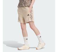 Seasonal Essentials 3-Stripes Animal Print Shorts