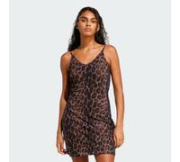 Seasonal Essentials Leopard Print Mini-Dress with 3-Stripes
