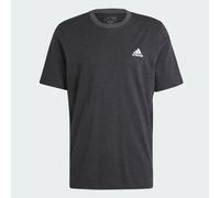 adidas Men's Seasonal Essentials Mélange Tee, Black Melange, M