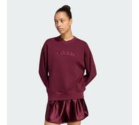 Seasonal Essentials Satin V-Neck Sweatshirt