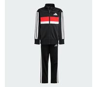 Adidas Seasonal Essentials Tiberio 3 Stripes Tricot Tracksuit Black 3-4 Years Kids