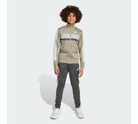 adidas Seasonal Essentials Tiberio 3-Stripes Tricot Track Suit Kids in Grey 15 / 16 years