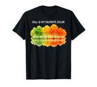Seasonal Forest Nature Art Autumn Fall is My Favorite Color T-Shirt