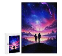Seasonal Gift - Stellar Companionship, Challenging Puzzle for Adults, 300 PCS, for Screen-Free Relaxation at Home