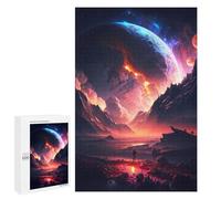 Seasonal Home Décor - Anime Stellar Landscape, Decorative Jigsaw for Grown-Ups, 1000 PCS - for Quiet Evenings And Focused Play