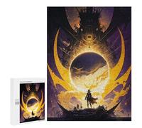 Seasonal Home Décor: Eclipse of The Unknown, 500 PCS, Jigsaw Puzzle for Adults - for A Rewarding Weekend Challenge