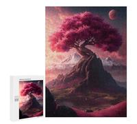 Seasonal Home Décor - Majestic Sakura Kingdom, Decorative Jigsaw for Grown-Ups, 500 PCS - for Quiet Evenings And Focused Play