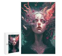Seasonal Home Décor: Whimsical Fantasy Portrait -1, 1000 PCS, Jigsaw Puzzle for Adults - for A Rewarding Weekend Challenge
