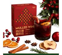 Seasonal Mulled Wine & Cider Spice - 40g Individual Sachet with Star Anise for Festive Hot Drinks(80g)(80g)