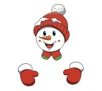 Seasonal Plastic Christmas Fence Decor to Create a Whimsical Atmosphere in Your Home's Exterior (ZKB075)