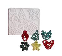 Seasonal Silicone Crafting Template for Paperclip Styles Resin Bookmarks Making Essential Safe Silicone Mold
