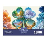 Seasonal TreeExquisite 1000-Piece Jigsaw Puzzles for Adults Containing A Wealth of Challenging Educational Puzzle Game Pieces - Designed to Be A Cherished Gift Jigsaw Puzzles for Adults And Kids 12 Y