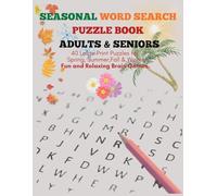 Seasonal Word Search Puzzle Book: for adults and seniors