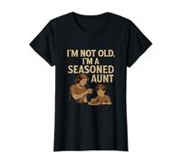 Seasoned Aunt Salt Shaker Funny Extended Family Design T-Shirt