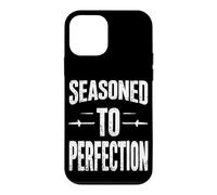 SEASONED TO PERFECTION Bold Typography for Food Lovers Case for iPhone 12 mini