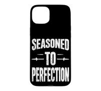 SEASONED TO PERFECTION Bold Typography for Food Lovers Case for iPhone 15 Plus
