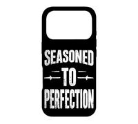 SEASONED TO PERFECTION Bold Typography for Food Lovers Case for iPhone 17 Pro