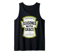 Seasoned with Grace Colossians 4:6 Christian Condiments Tank Top