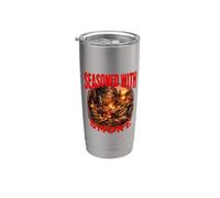Seasoned with Smoke Stainless Steel Insulated Tumbler
