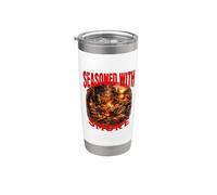 Seasoned with Smoke Stainless Steel Insulated Tumbler