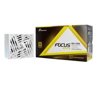 Seasonic Focus GX-1000 1000w ATX 3.1 80 Gold Modular Power Supply - White - FOCUS-GX-1000-V4-WHITE