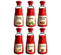 Seasoning Aprons Costume - Comfortable Adjustable Fancy, Dress Outfit Set, Soft Wearable Fabric With Fun Coordinated Feature | Parties Events Role Playing Family Food Pizza Women Team Group Use