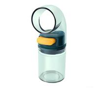 Seasoning Bottle for Controlled Salt Dispensing in For Cooking and BBQ, Refillable Shaker Compatible with Salt, Pepper, and Multiple Spices (1pc (without base))