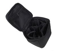 Seasoning Bottle Organizer Bag with Detachable Inner Section and Side Pockets to Expand Storage Capacity, Made of Hard Wearing 900D Oxford Cloth (Black)