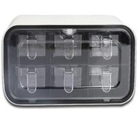 Seasoning Box,Condiment Dispenser Seasoning Container, Desktop Seasoning Box Rack Storage Sugar Bowl Salt Pepper Pot Condiment Jars Cook Container Kitchen Simple Spice Pots simple ( Color : Groen , Si