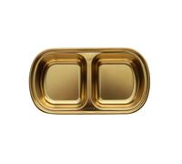 Seasoning Dish Dipping Bowl Stainless Steels Seasoning Dish Condiment Tray Square Barbecue Snacks Plate Kitchen Tableware Vinegar Plates