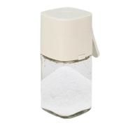 Seasoning Dispenser Jar, Seasoning Quantitative Glass Bottle, Precise Saltshaker, Multi-Functional Condiment Pot For Sugar, Pepper, Elegant Kitchen Storage Solution, 4.92x2.17in