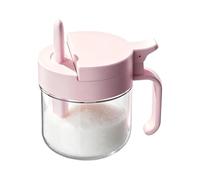 Seasoning Jar - Leak Proof Bottle With Spoon, Kitchen Storage Container With Lid, Airtight Countertop Organizer, Durablle Seasoning Dispenser | Practical Pantry Solution For Sugar Honey Spices