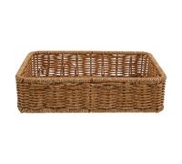 Seasoning Jar Storage Box Woven Plastic Open Top Basket