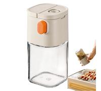 Seasoning Jars - Precisely Measuring Container, Salt Dispenser With Double Nozzle | Quantitative Seasoning Bottle For Pepper, Vanilla Extract, Sugar Powder, Pantry D