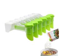 Seasoning Rack Organizer - Cabinet Clip Holder, Gripper Storage Tray | Drill-Free Container Mounting System, Insert Shelf Bathroom Counter Top