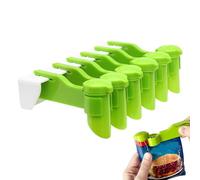 Seasoning Rack Organizer - Seasoning Estnte | Storage Clips | Toneless Compact Estnte with Strong Adhesive Holder, Condiment Clip Rack For Refrigates Snacks