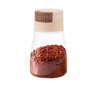 Seasoning Salt Shaker - Powder Sugar Shaker Dust Proof Seal | Salt Container | Push Type Design Salt Shaker | Kitchen Pepper Shakers | spiice Dispenser for All Type Salt